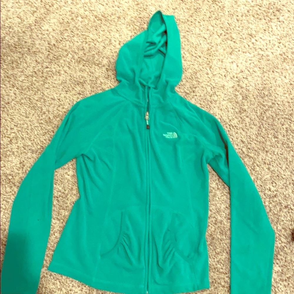 Green zip up